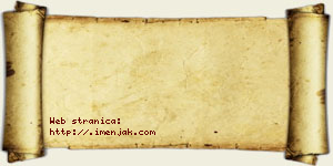 Valentina Strinić vizit kartica